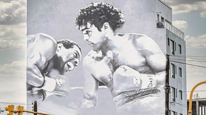 Castro Roña homenaje mural gigante