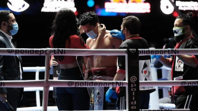 boxeo con barbijo