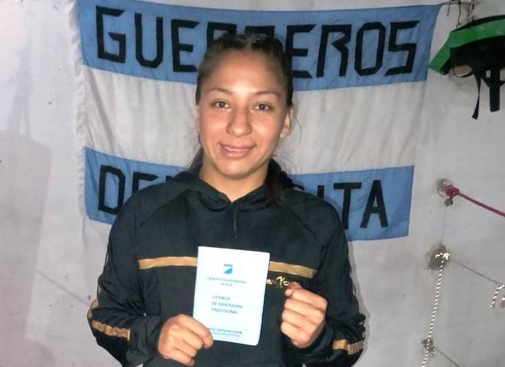 Micaela Torres ya tiene su licencia profesional