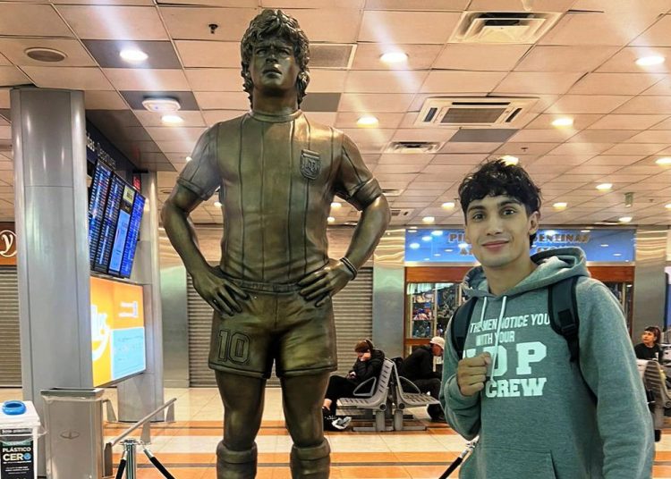 Maximiliano Robledo en viaje hacia tierras mexicanas