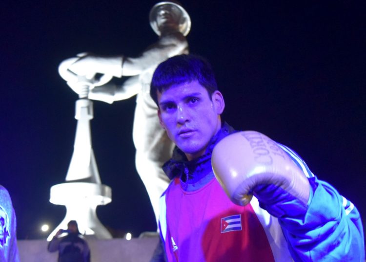 El “Morito” López, entrenando al pie del Gorosito