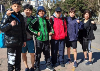 Boxeadores de Santa Cruz en Mar del Plata