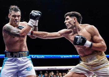 Un gancho de Marini frenó al «Potro» Luis