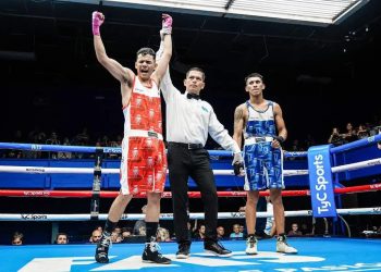 Isaías Acosta volvió a ganar en el boxeo Promocional