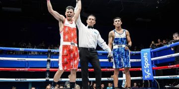 Isaías Acosta volvió a ganar en el boxeo Promocional