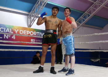 Maratónica jornada boxística en el barrio Alborada