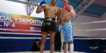 Maratónica jornada boxística en el barrio Alborada