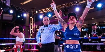Aprendió a boxear “de grande” en el sur y hoy es campeona