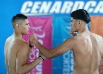 En Playa Unión acción amateur con los mejores