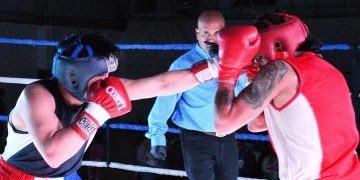 Caleta Olivia organizó el último festival de boxeo del 2024