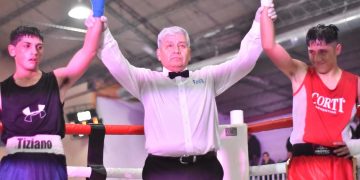 En Dolavon, los pibes viven la pasión por el boxeo