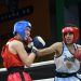 Los amateurs calentaron la previa en el Boxing Club