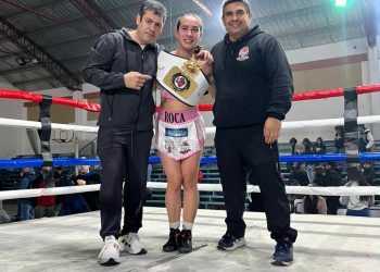 Nazarena Roca, ganadora del cinturón «Kublai»