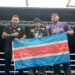 Boxeadores de El Chaltén en la vidriera de la FAB