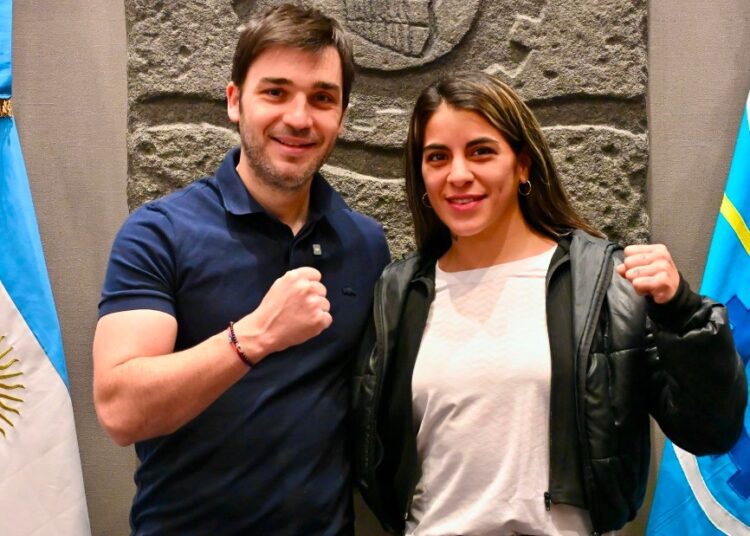 Nacho con Jessica Leiva: Título argentino en Rawson?