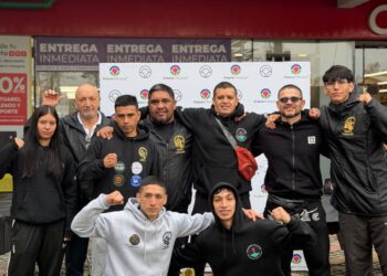 Boxeadores de Rio Gallegos y Río Grande en Santiago de Chile