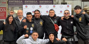 Boxeadores de Rio Gallegos y Río Grande en Santiago de Chile