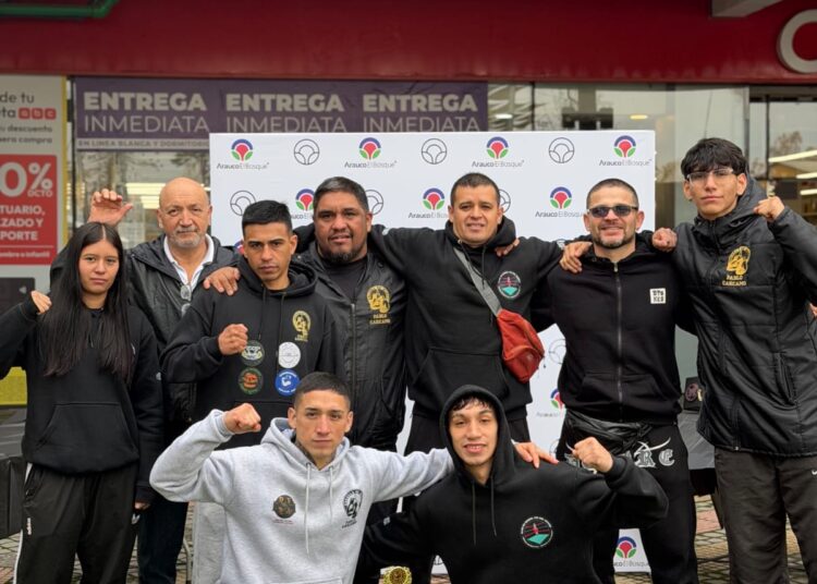 Boxeadores de Rio Gallegos y Río Grande en Santiago de Chile