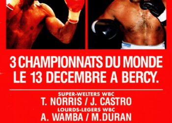 Una noche de radio, boxeo y glamour en París