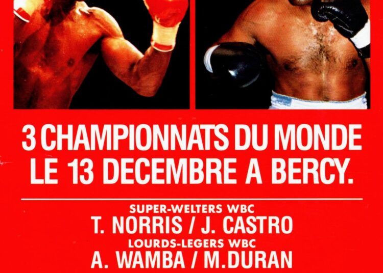 Una noche de radio, boxeo y glamour en París